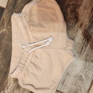 Rylee + Cru Tan Terry Cloth Shorts 2-3T